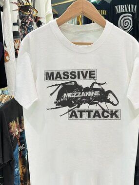 Massive Attack Heavyweight White Tshirt